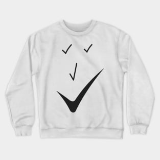 Check face - Tick eyes 08. Crewneck Sweatshirt